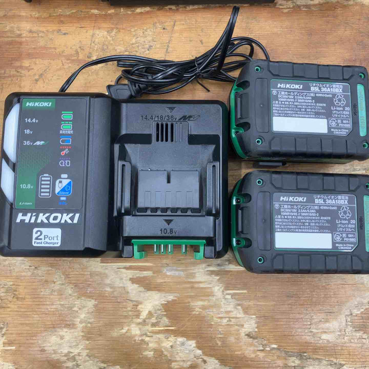 【中古品】★ハイコーキ HIKOKI ※旧:日立工機 コードレスインパクトドライバ スパイダーイエロー WH36DD(2XHYSZ) フルセット【柏店】