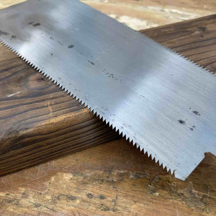【中古品】　「宮野鉄之助」銘有 両手鋸 刃長約250mm 和工具 大工道具【柏店】