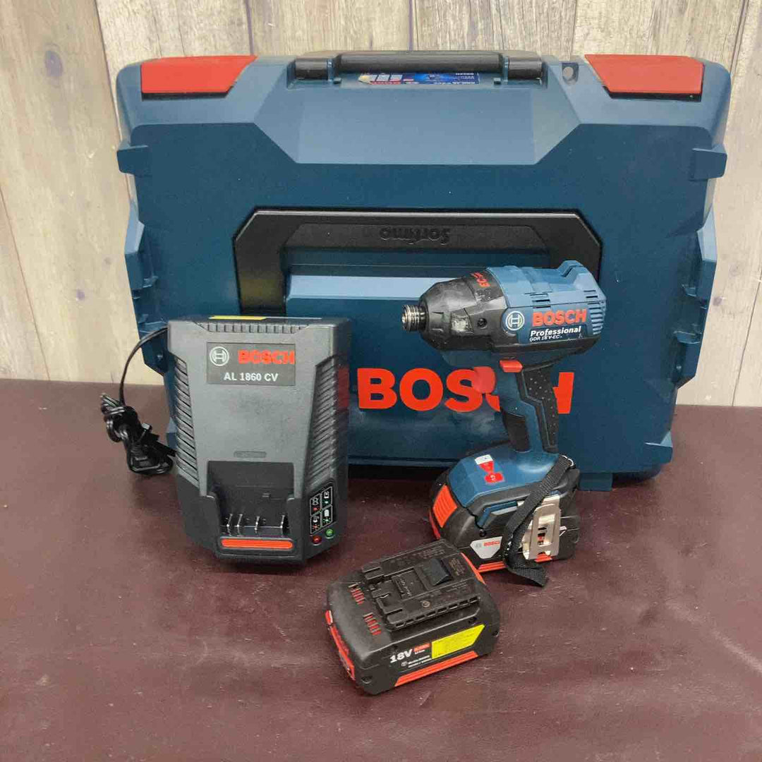 中古品】 ボッシュ(BOSCH) 18Vバッテリーインパクトドライバー[GDR18V 