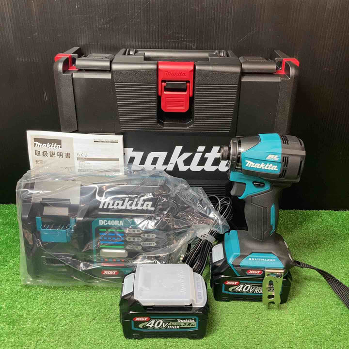 ★マキタ(makita) 40Vmaxコードレスインパクトドライバー TD005GRDX ※ケースにキズあり※【岩槻店】