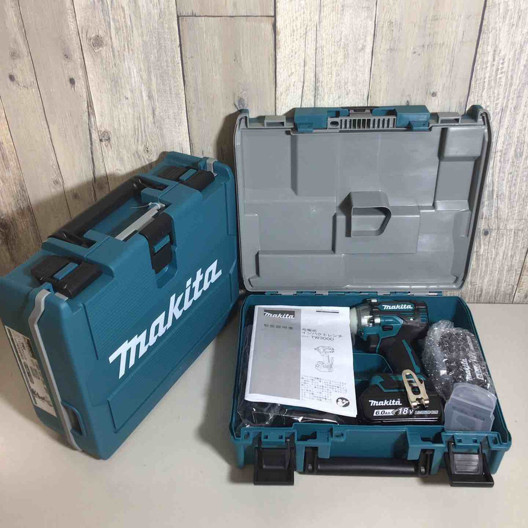 【未使用品】 マキタ makita コードレス インパクトレンチ TW300DRGX 2台 バッテリー&充電器付 フルセット 純正 充電式 18V 【戸田店】