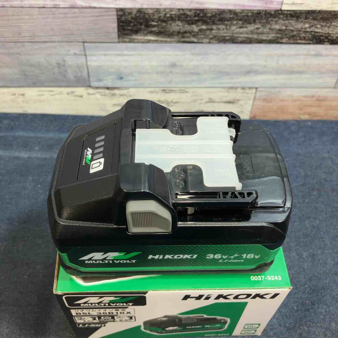 ★ハイコーキ(HIKOKI ※旧:日立工機) リチウムイオンバッテリー 36V/4.0Ah BSL36B18X【八潮店】
