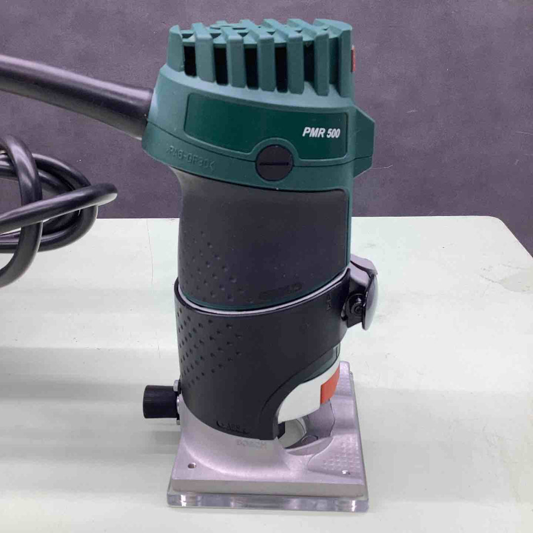 ボッシュ(BOSCH) パワートリマー PMR500 トリミング 切削 調整 スピンドルロック ビット昇降 くぼみ鍵穴 加工 お皿【越谷店】