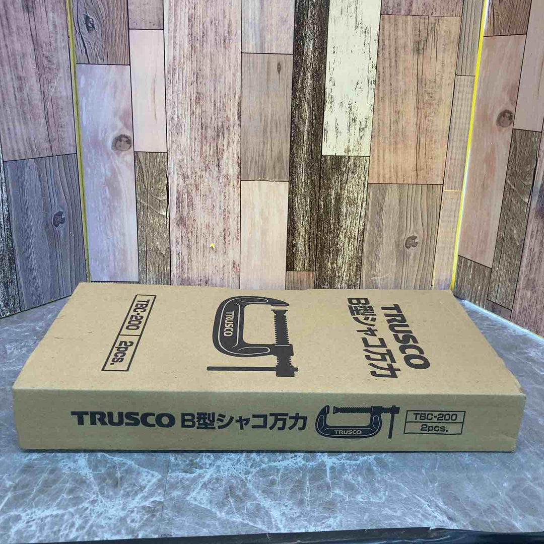 TRUSCO B型シャコ万力 200mm TBC-200 2個セット【八潮店】