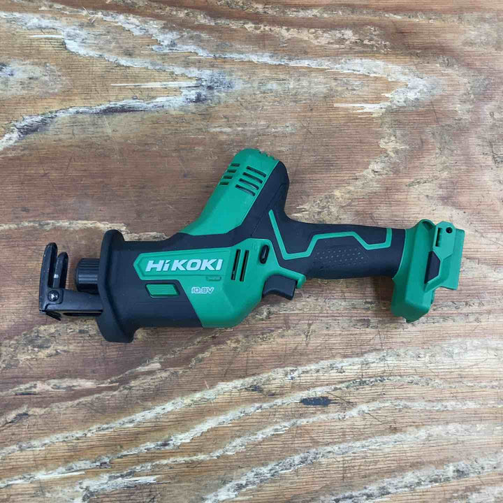 送料無料【中古品】ハイコーキ HIKOKI 日立工機 コードレスセーバソー CR12DA(NN) 10.8V 本体のみ【柏店】