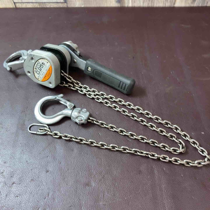 【中古品】 KITO(キトー) レバーブロック LX003 (LX1B) 0.25t チェーンブロック 0.25ｔ【東大和店】