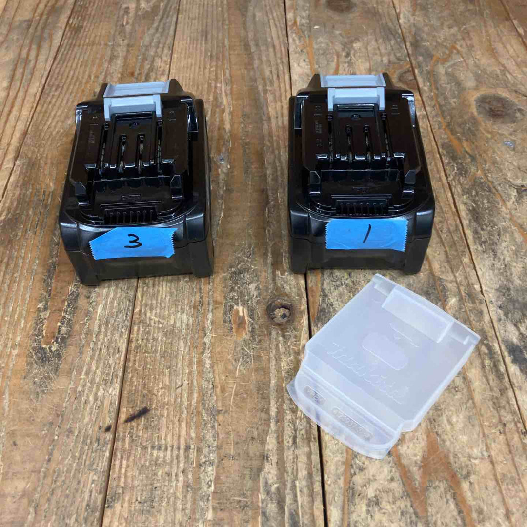 マキタ makita リチウムイオンバッテリー 40Vmax/4.0Ahバッテリー 2点 まとめ [充電回数1回.3回]【所沢店】