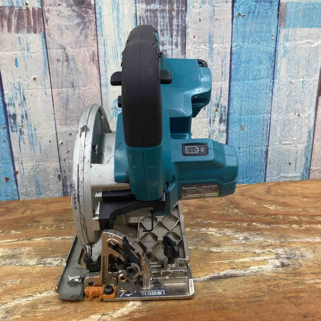 【中古品】★マキタ(makita) コードレス丸のこ HS470DZ 14.4V 本体のみ【柏店】