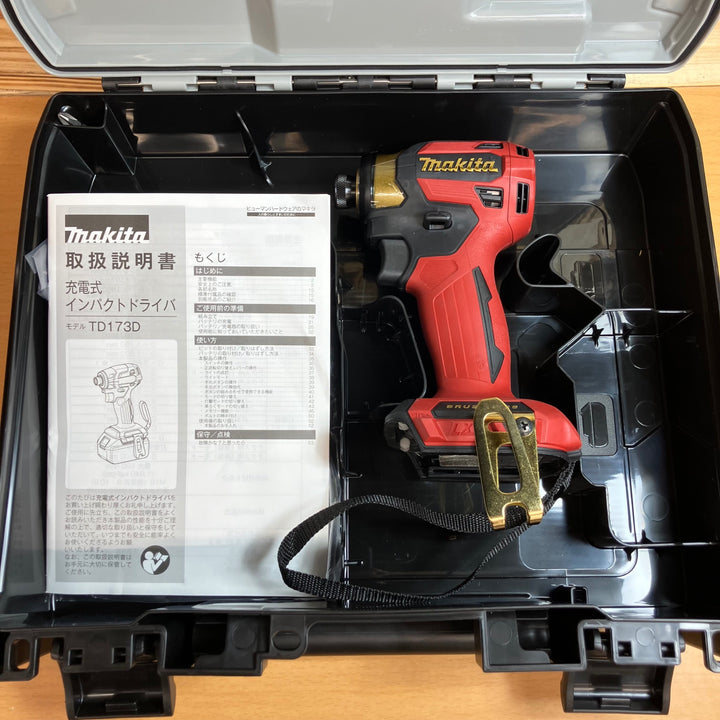 マキタ(makita) コードレスインパクトドライバー TD173DGXPR LXT20周年記念限定カラー プレミアムレッド ※本体＋ケース【越谷店】