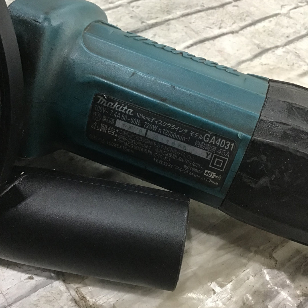 ☆マキタ(makita) 100mmディスクグラインダー GA4031【川口店】