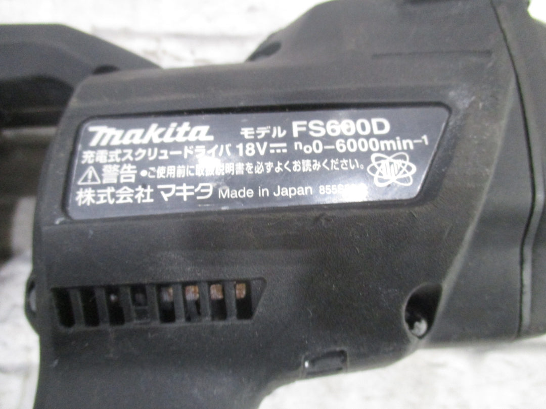 ☆マキタ(makita) コードレススクリュードライバー FS600DZB【川口店】