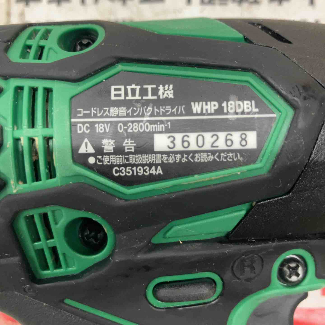 ☆ハイコーキ(HIKOKI ※旧:日立工機)18Vコードレスソフトインパクトドライバー WHP18DBL(NN) 本体のみ【戸田店】