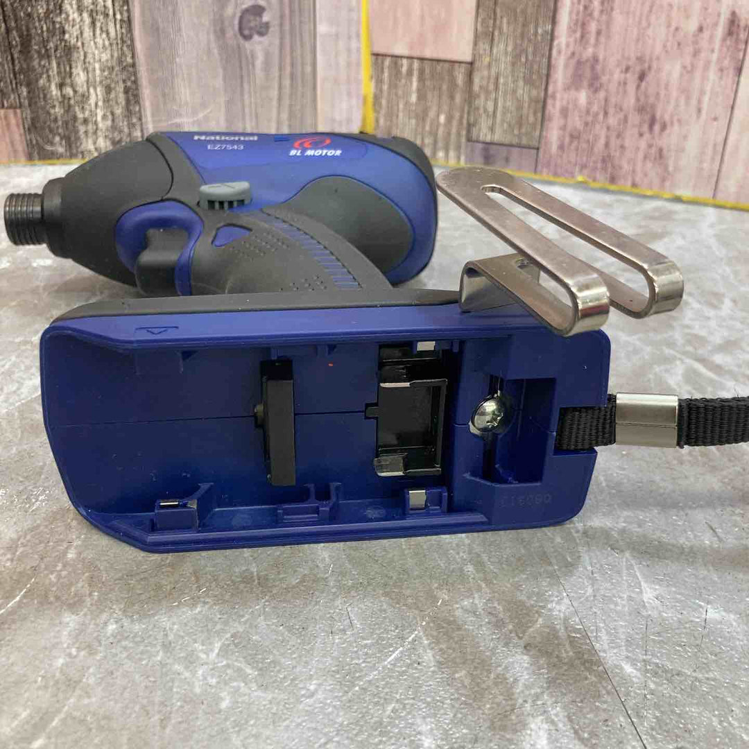 【中古品】◇パナソニック(Panasonic) コードレスインパクトドライバー(黒) EZ7543LN2S-B【八潮店】