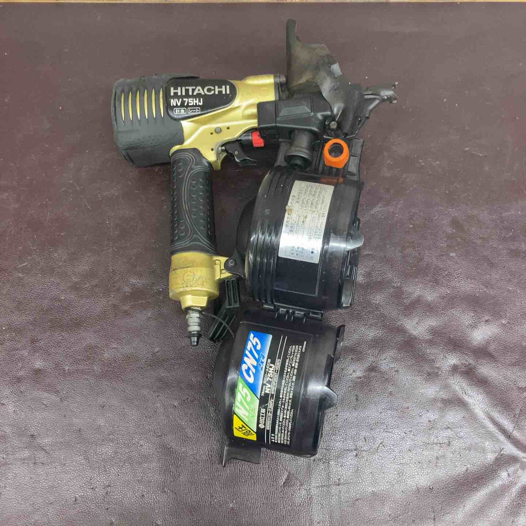 【中古品】 ハイコーキ(HIKOKI ※旧:日立工機) 高圧エア釘打ち機 NV75HJ 【東大和店】