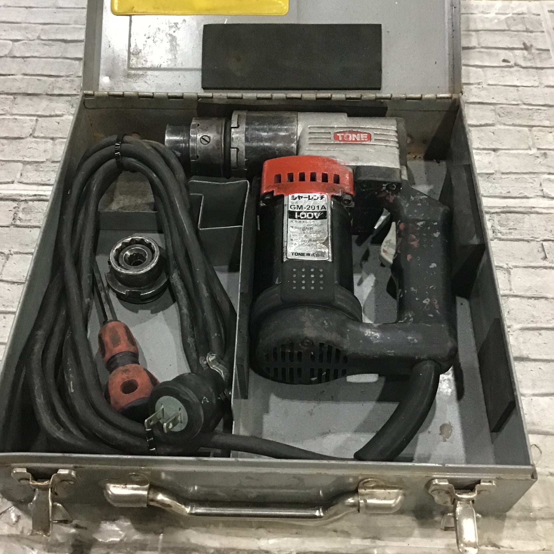〇トネ(TONE) シャーレンチ GM-201A (GM201AT)【川口店