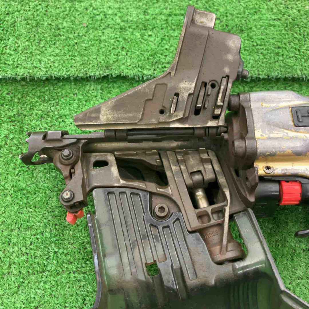 【ジャンク品・エア漏れ】 日立 90mm 高圧エア釘打ち機 NV90HMC 【桶川店】