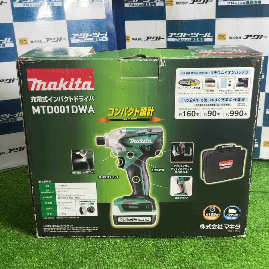 ◇マキタ(makita) 14.4V 充電式インパクトドライバ MTD001DWA【草加店】