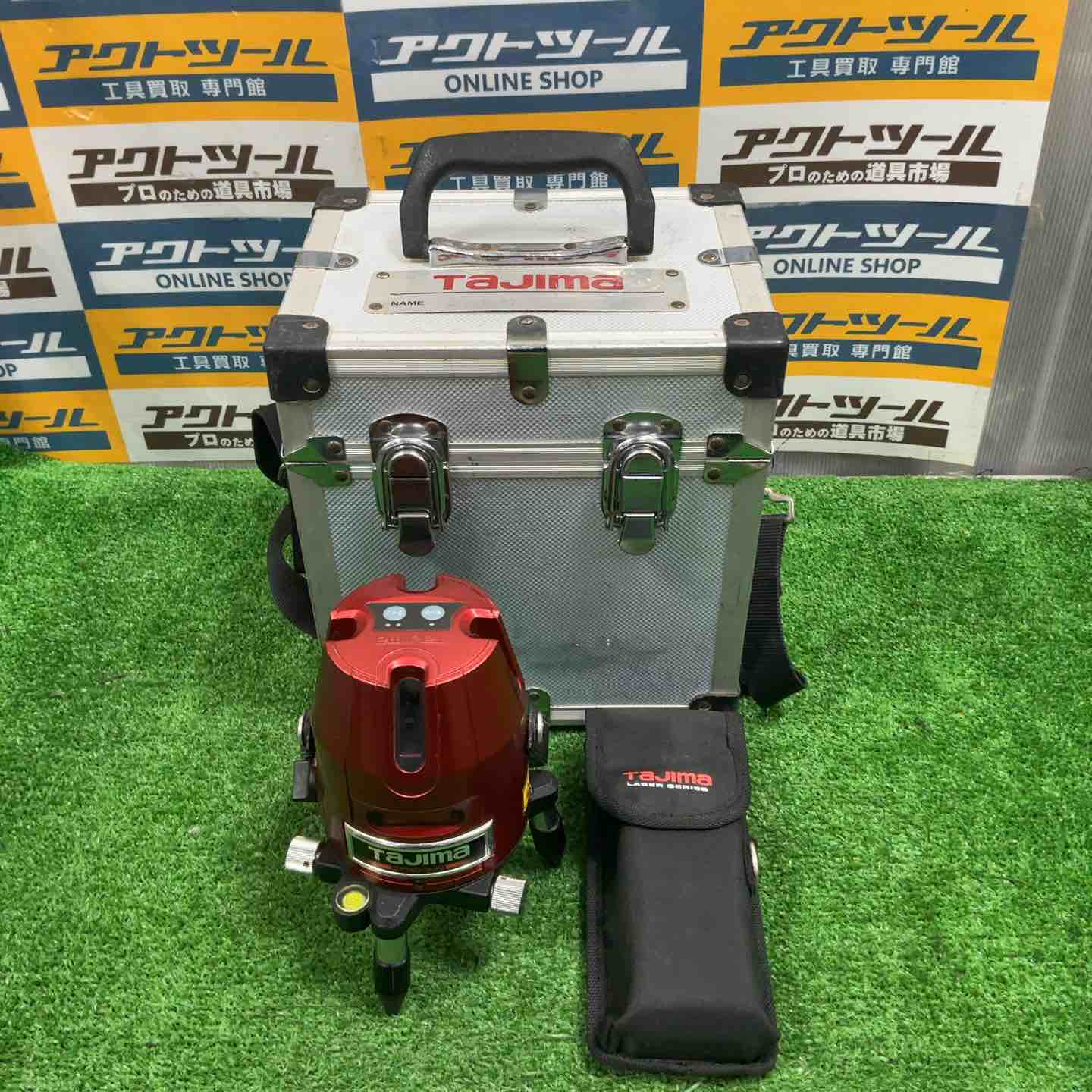 タジマ ZEROS-KJC レーザー墨出し器【市川行徳店】【店頭取引限定】【中古】管理番号：ITD62IZ9CED4 Amazon | タジマ(Tajima) レーザー墨出し器 KJC矩十字&横全周 ゼロ