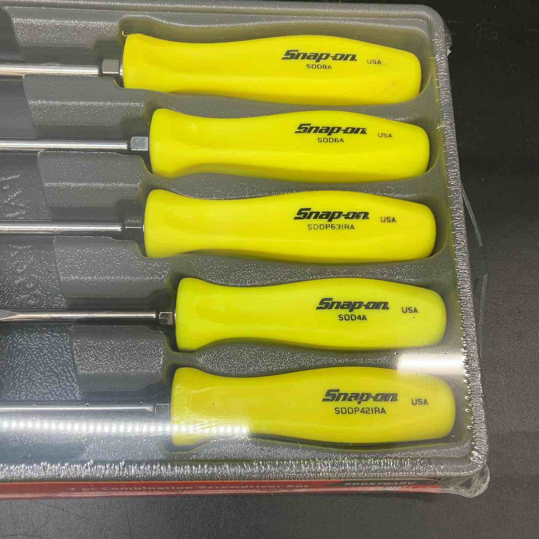 【未使用品】スナップオン スクリュードライバーセット SDDX70AHV (イエロー)【川越店】