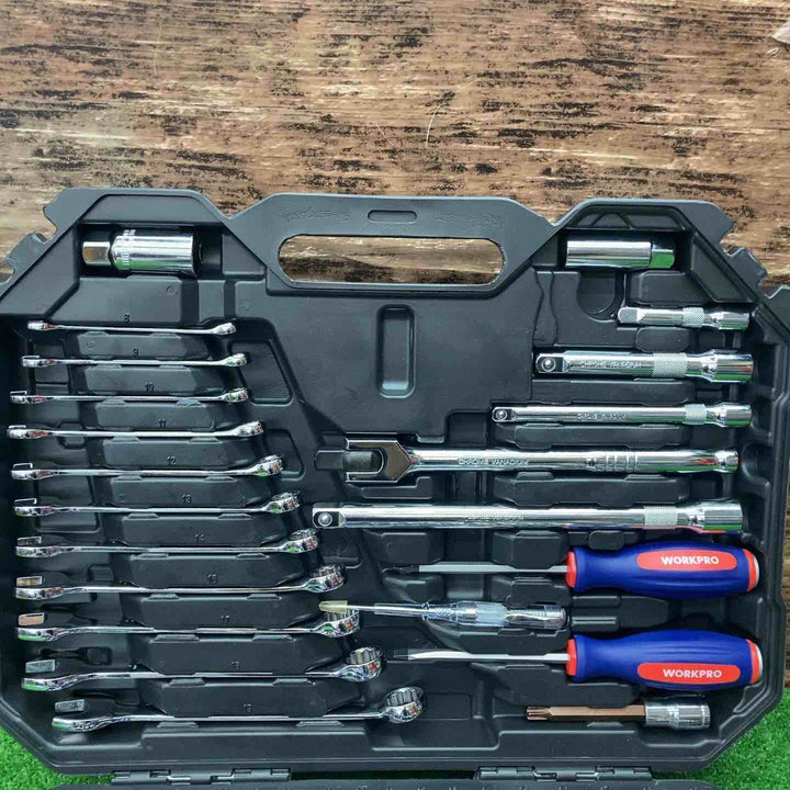 WORKPROソケットレンチ123点セットW003025AJ　※一部摩耗痕あり【川越店】