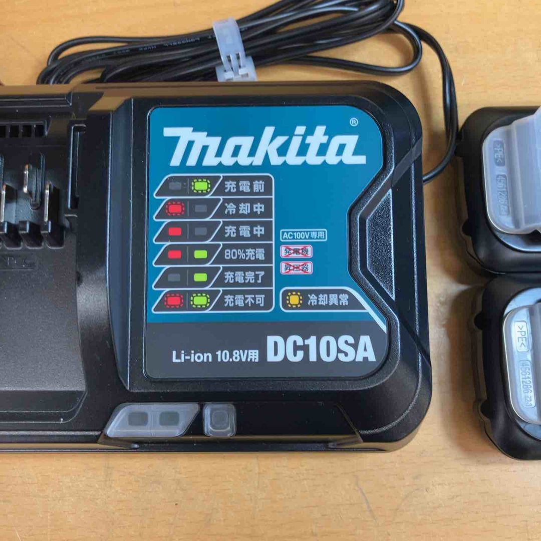 ★マキタ(makita) コードレスインパクトドライバー TD111DSHXB バッテリー二個 充電器付き【越谷店】