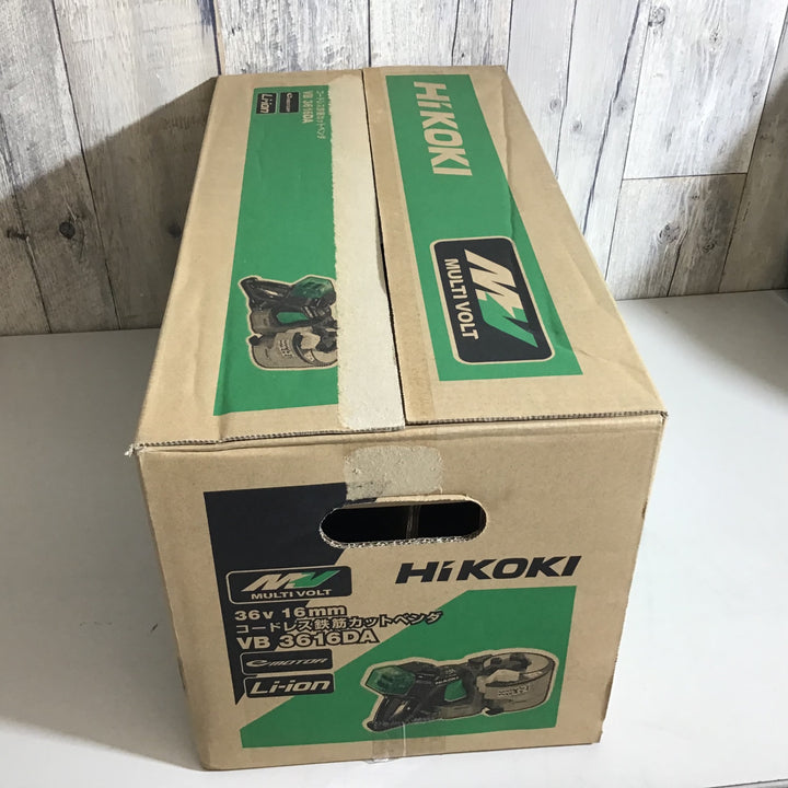 【未使用品】★送料無料★ハイコーキ HIKOKI 36V 16mm コードレス鉄筋カットベンダ VB3616DA(NN) 汚れ剥がれあり【戸田店】