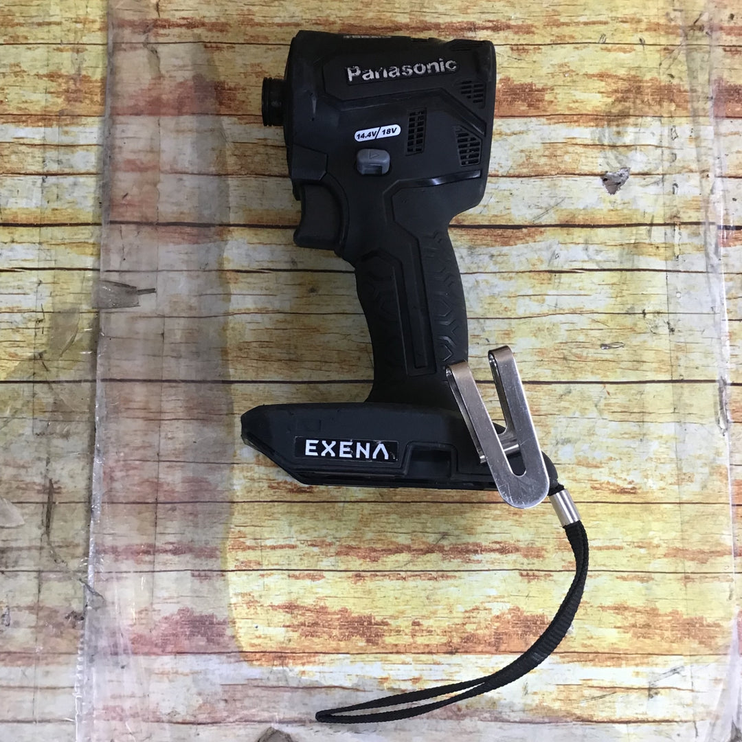 〇パナソニック 充電インパクトドライバー EZ1PD1 +BRAIN 18V5.0Ahバッテリー2個 アタッチメント付 EXENA Pシリーズ ブラック EZ1PD1J18A1B【川崎店】