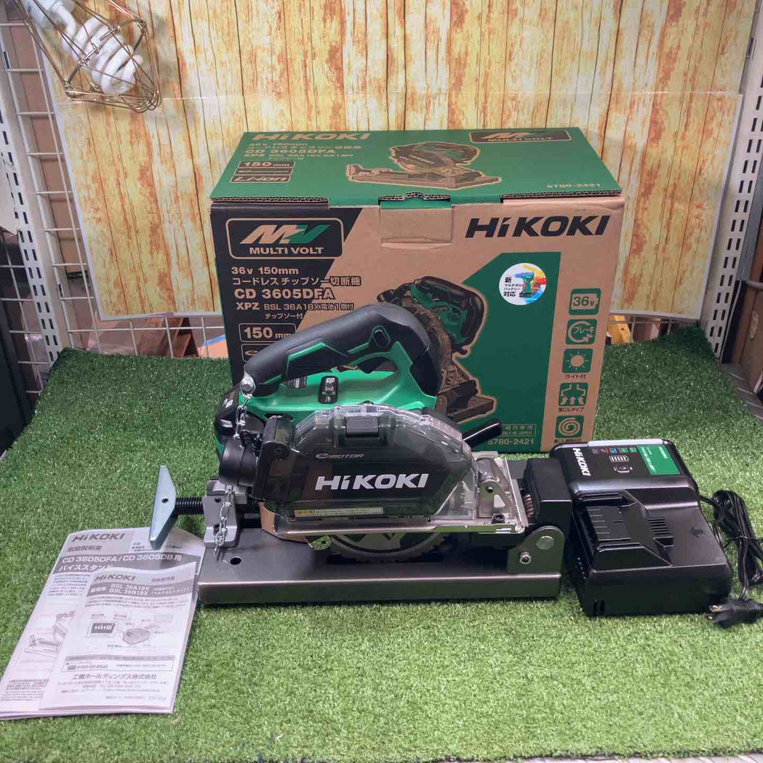 ★ハイコーキ(HIKOKI ※旧:日立工機) コードレスチップソーカッタ CD3605DFA(XPZ)【川崎店】