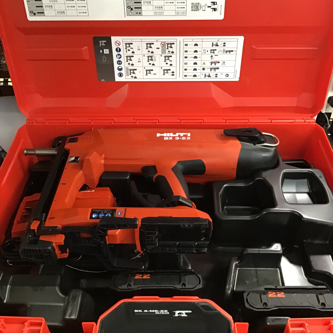 ☆ヒルティ(HILTI) コードレスコンクリートネイラー BX3-ME-22(BX3 22)【草加店】