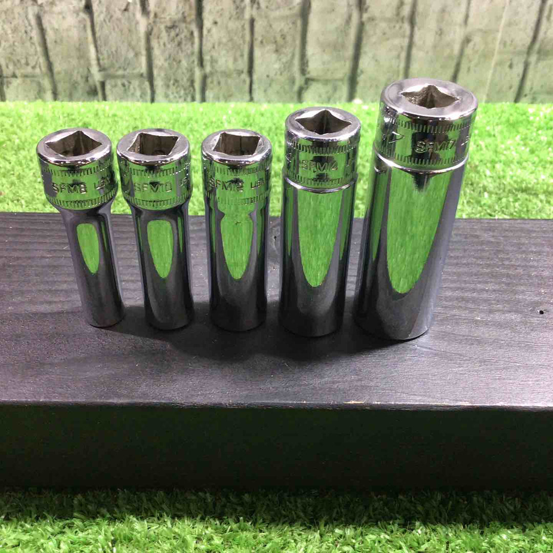 スナップオン(Snap-on) 3/8ディープソケット 5点セット SFMシリーズ 【川口店】