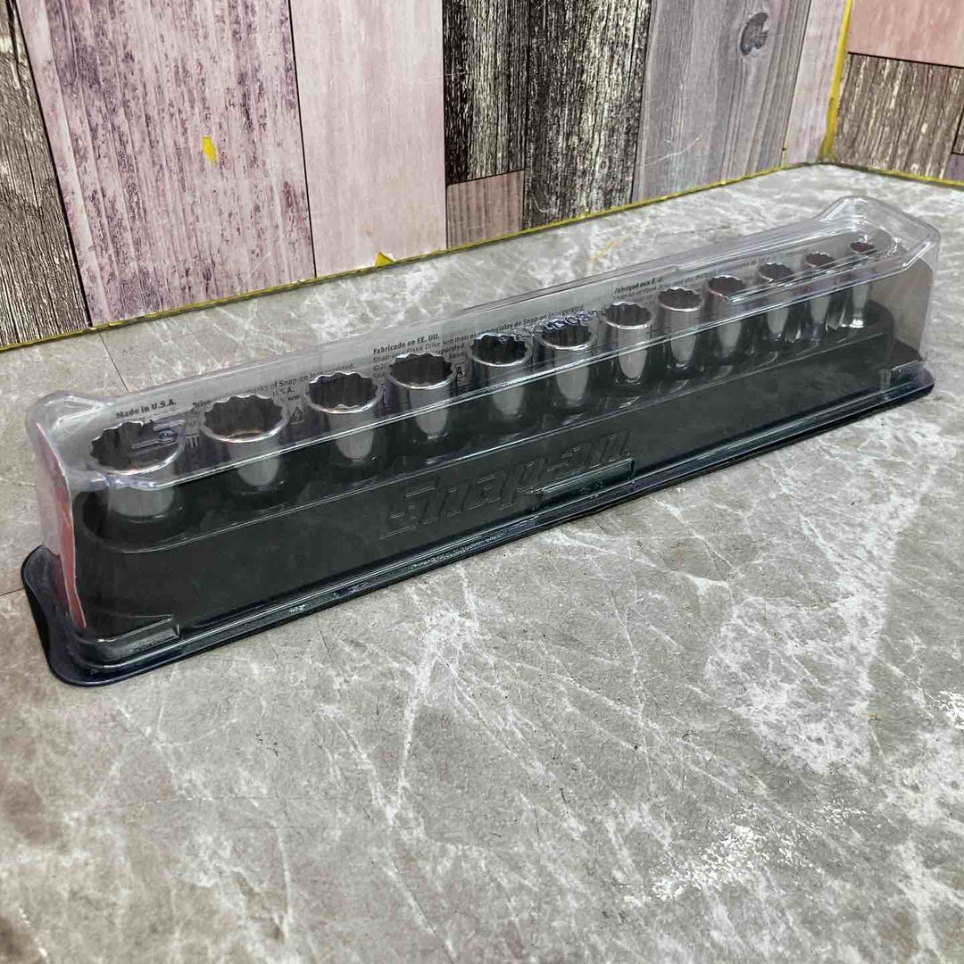 【中古品】snap-on/スナップオン セミディープソケット 12ピースセット 3/8 212FMSY【八潮店】
