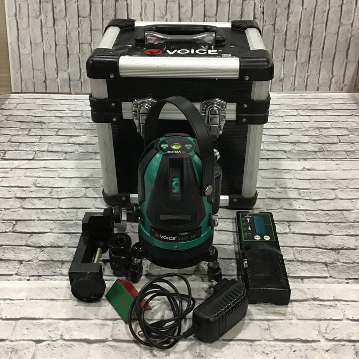 〇VOICE グリーンレーザー墨出し器 VLG-3X【川口店】