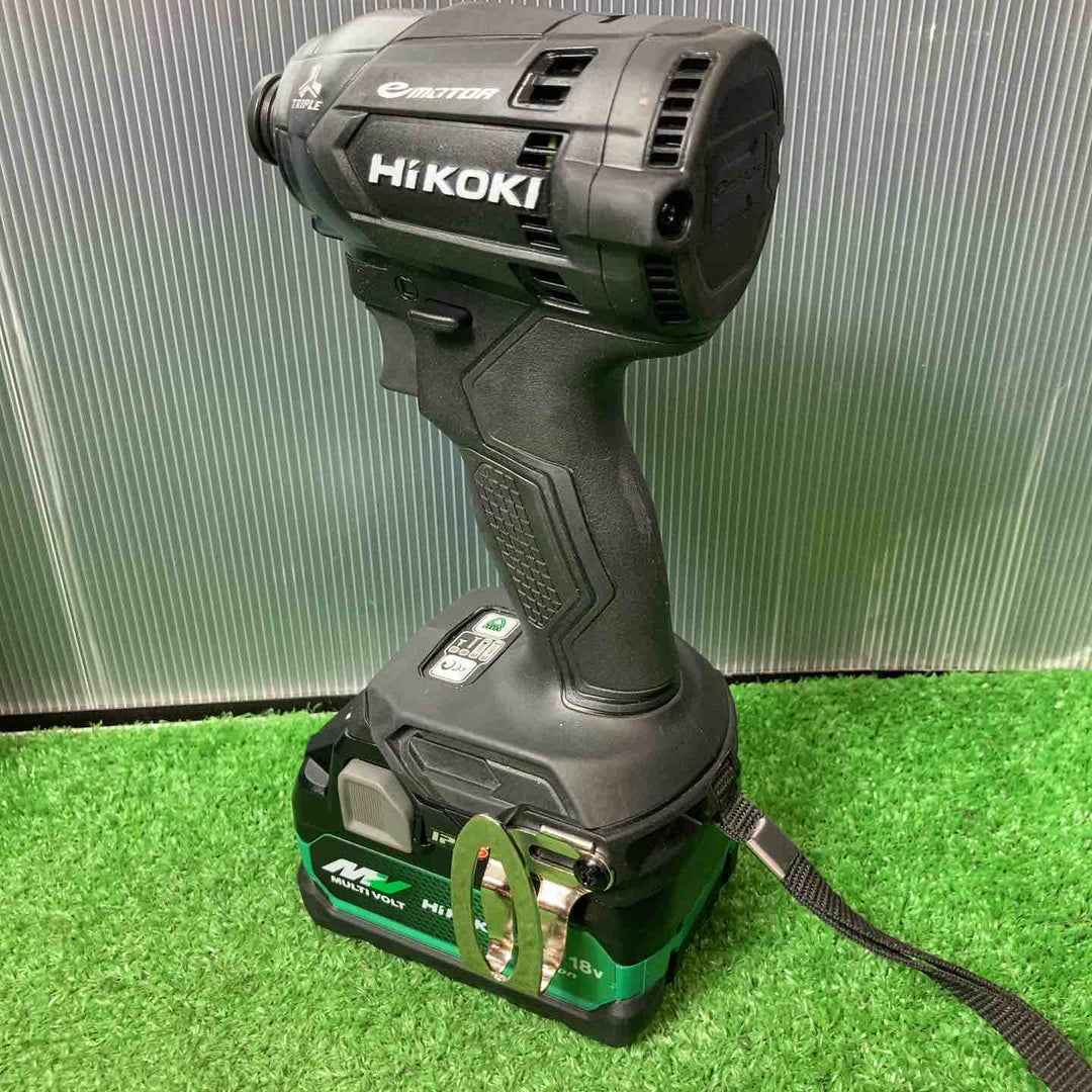 【美品】◇ハイコーキ(HIKOKI ※旧:日立工機) コードレスインパクトドライバー WH18DC(2XPBZ)バッテリー2個、充電器付き【岩槻店】