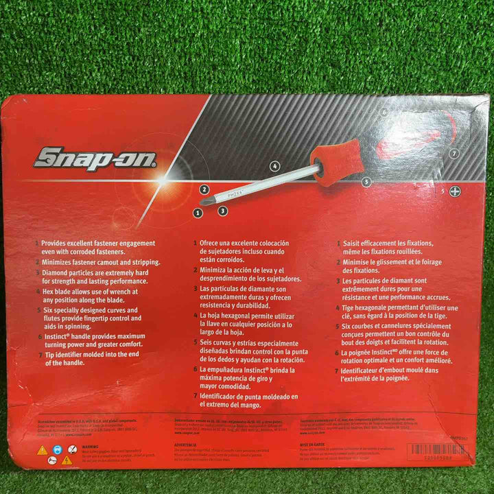Snap-on SGDDP50BR ダイヤモンドチップ ドライバーセット スナップオン 赤【藤沢店】