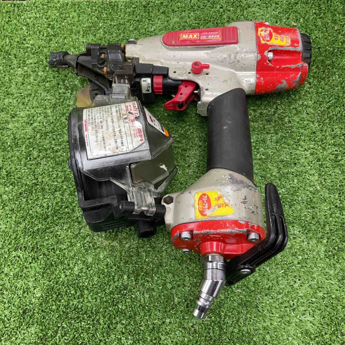 MAX マックス HN-75N2(D)-G クールグレー 高圧コイルネイラ 釘打ち機【リライズ野田愛宕店】【店頭取引限定】【中古】ITVBI301JESQ マックス（MAX） 高圧コイルネイラ HN-90N6(D)-G クールグレー 釘打機