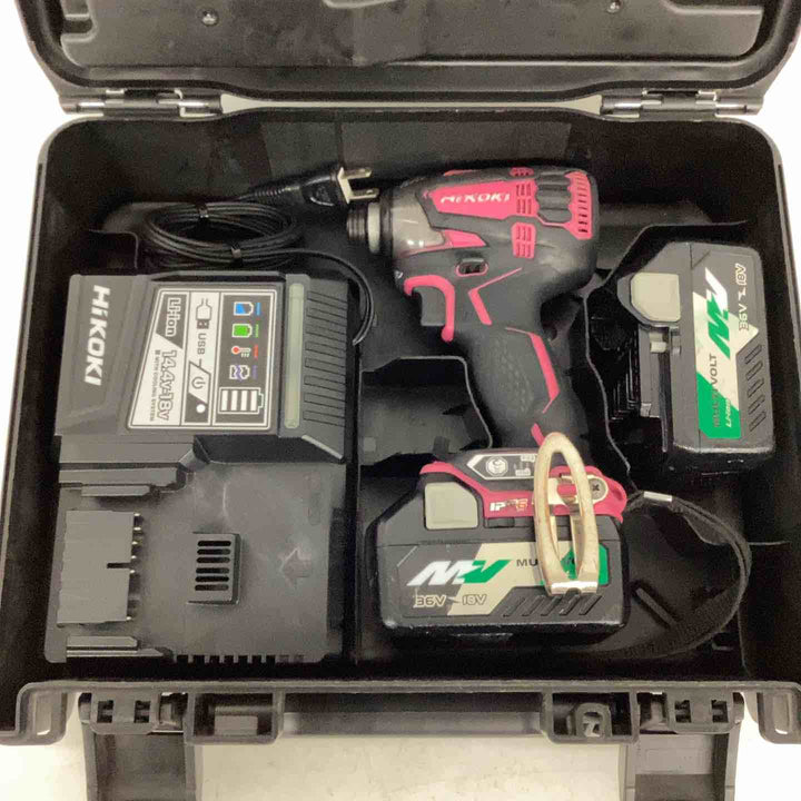 ★ハイコーキ(HIKOKI ※旧:日立工機) コードレスインパクトドライバー WH18DDL2(2LXPK)(R)【狭山】