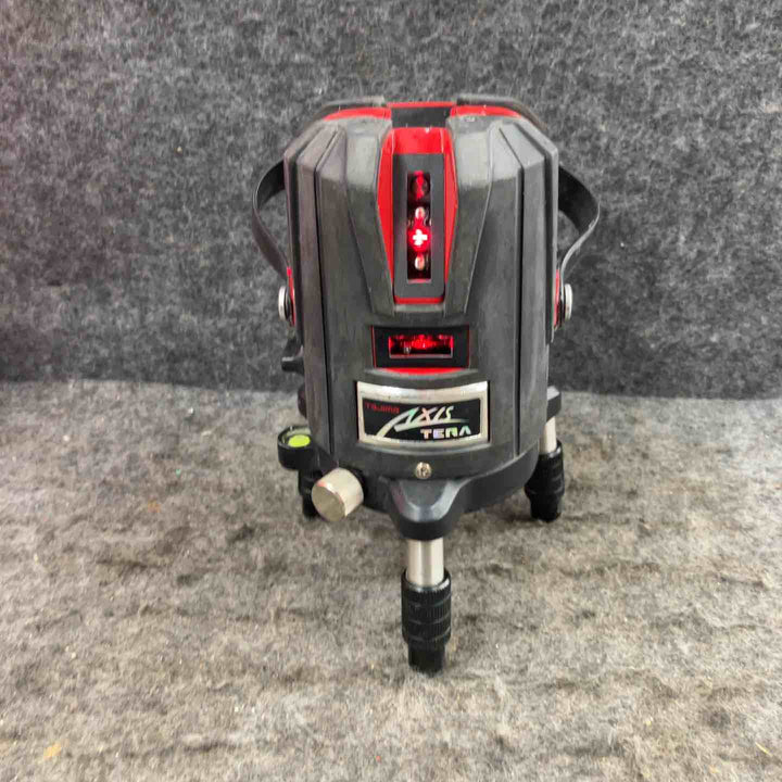 【現状品】◇タジマ(TAJIMA) レーザー墨出し器 AXIS TERA テラ KYR  矩・横・両縦 AXT-KYR 受光器付き。未校正【鴻巣店】