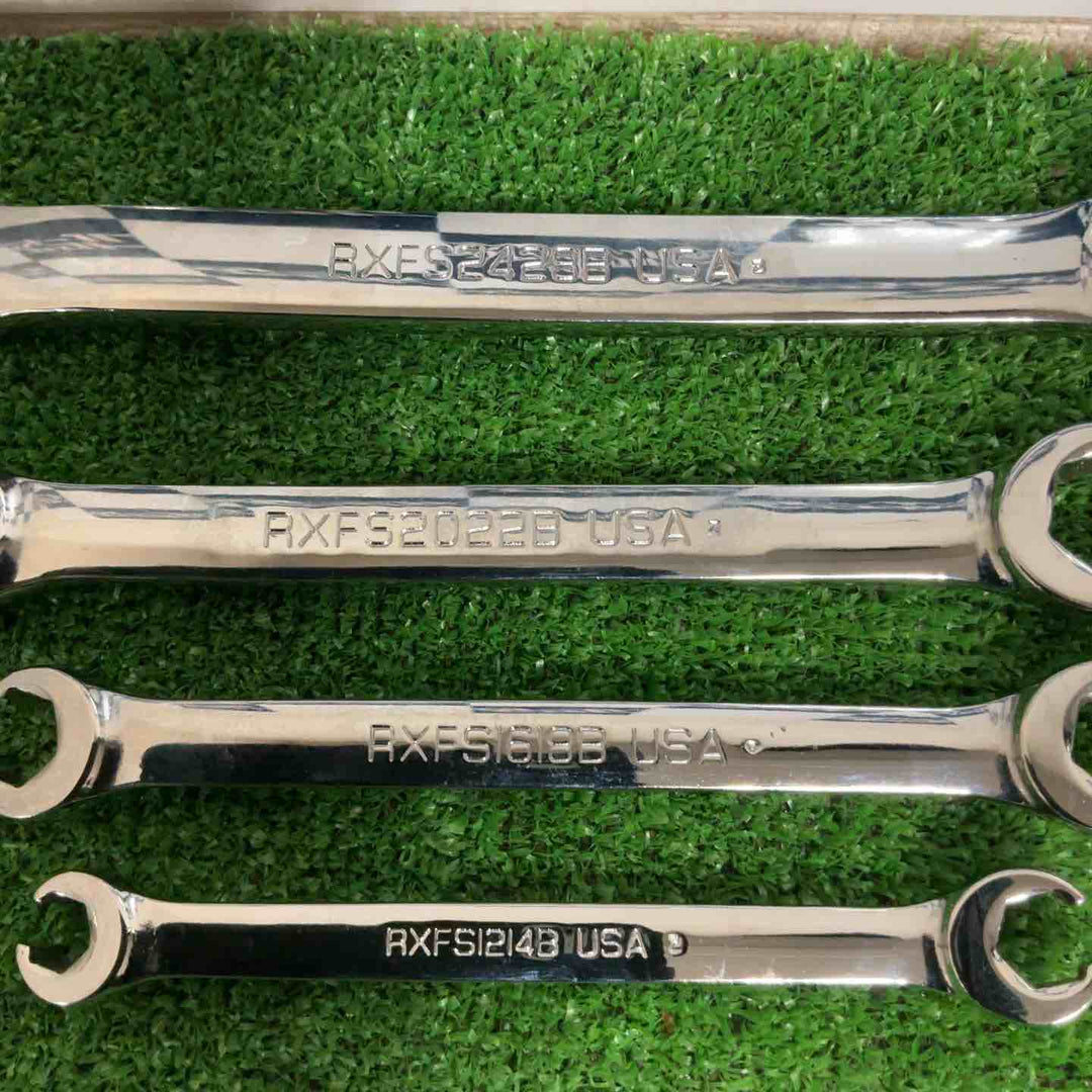 スナップオン(Snap-on) フレアナットレンチ RXFS1214B/RXFS1618B/RXFS2022B/RXFS2428B 4点セット【草加店】