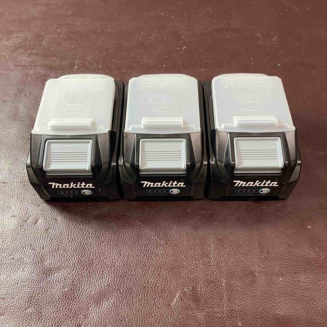 【未使用品(店頭展示品)】マキタ(makita) リチウムイオンバッテリー 40Vmax/4.0Ah BL4040 3点まとめ【東大和店】