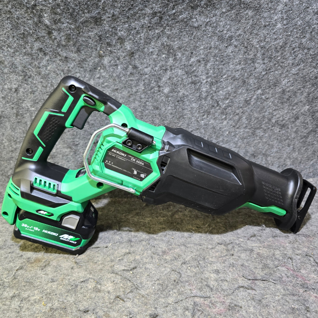 【美品・マルチボルトバッテリ付き！】ハイコーキ(HIKOKI ※旧:日立工機) コードレスセーバーソー CR36DA(NN)【桶川店】