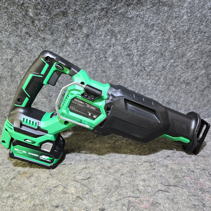 【美品・マルチボルトバッテリ付き！】ハイコーキ(HIKOKI ※旧:日立工機) コードレスセーバーソー CR36DA(NN)【桶川店】