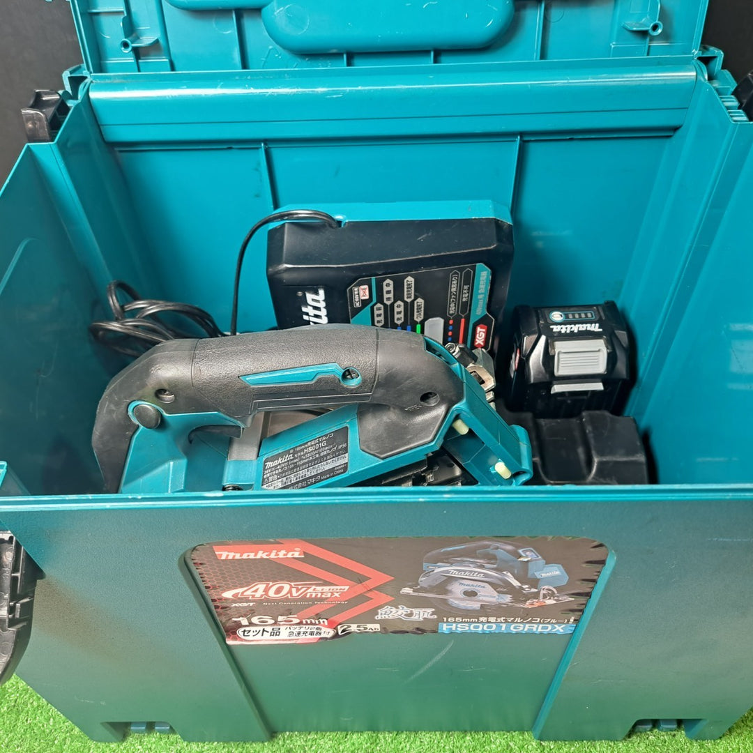 マキタ/makita 40Vmax 165mmコードレス丸のこ HS001GRDX【岩槻店】