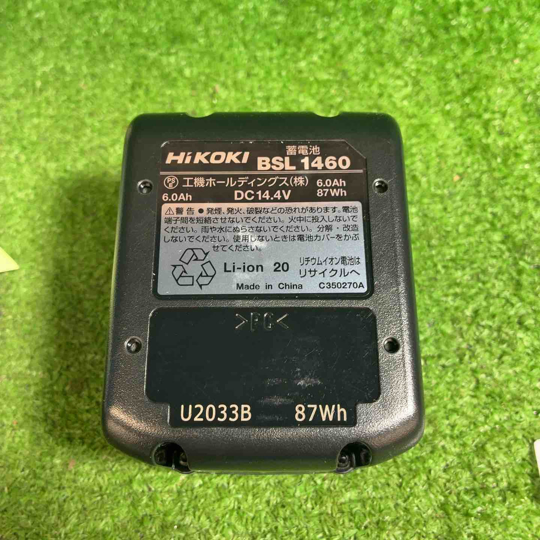 ハイコーキ(HIKOKI ※旧:日立工機) リチウムイオンバッテリー 14.4V/6.0Ah BSL1460【藤沢店】