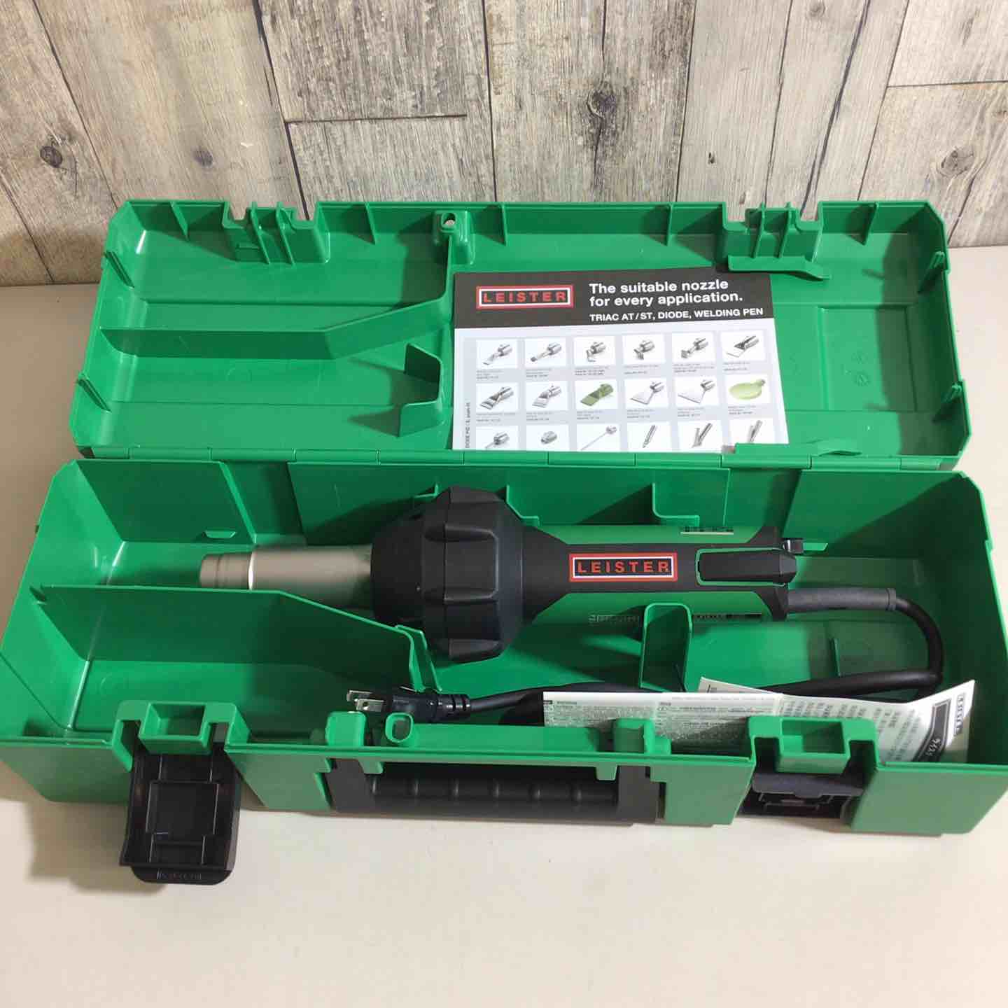 006□ジャンク品□LEISTER ライスター ヒートガン 熱風機 TRIAC ST