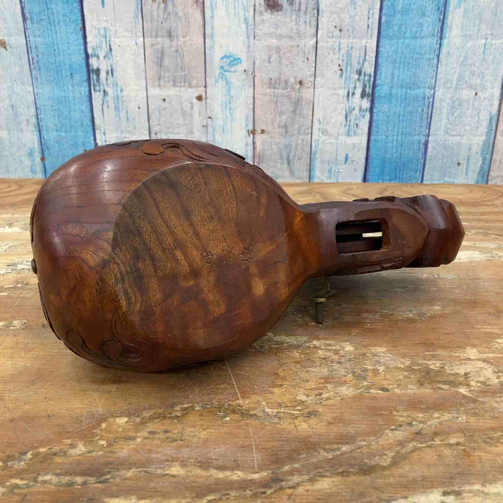 【中古品】　「坪俊」銘 墨壺 鶴亀 墨だし 和工具 大工道具【柏店】