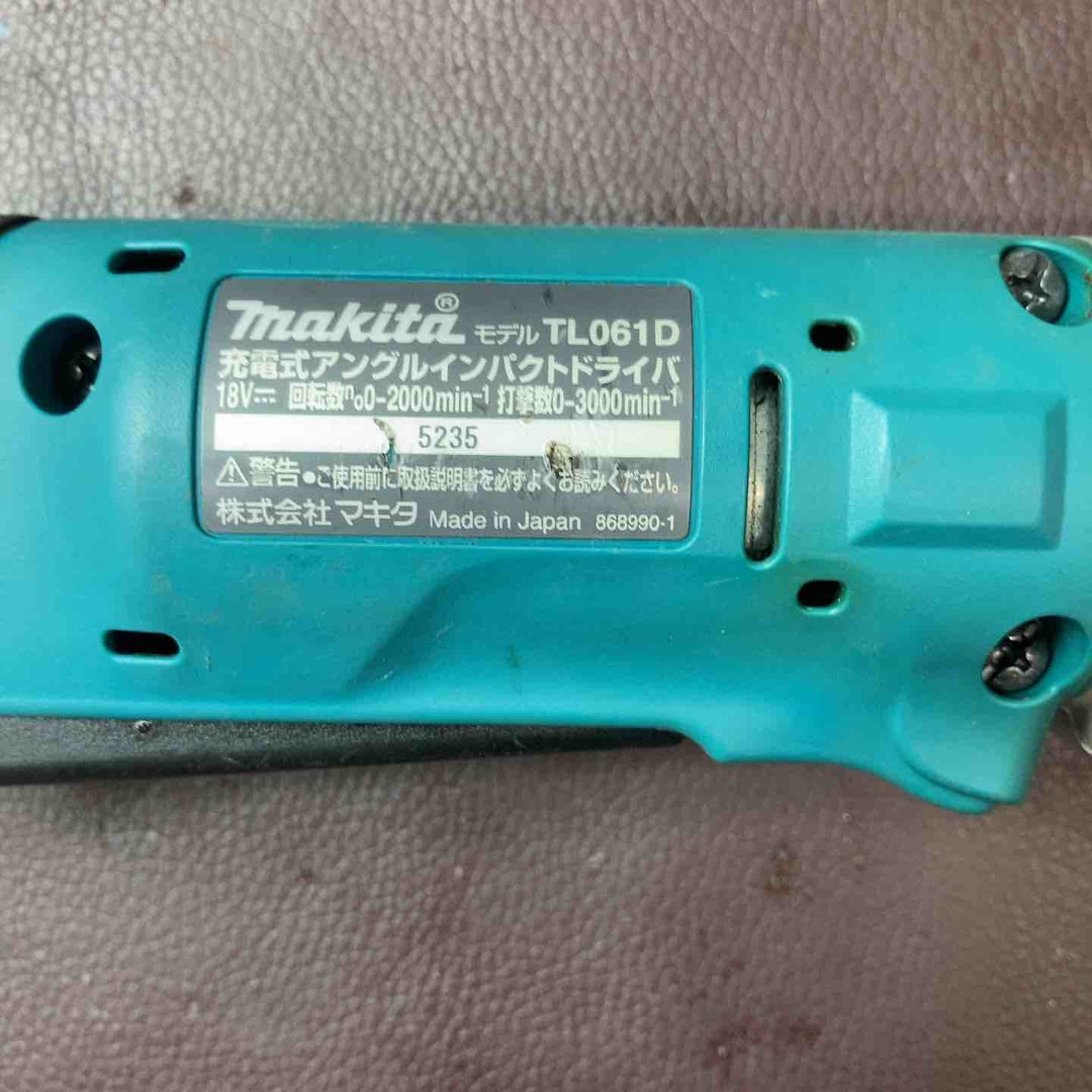 【中古品】 マキタ(makita) 充電式アングルインパクトドライバ 18V TL061DZ おまけバッテリー1個付 (18V/3.0Ah BL1830B) 【東大和店】