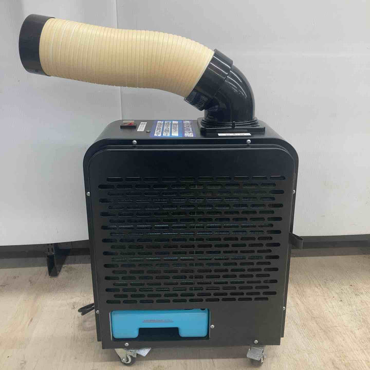 【店頭受取り限定】広電 スポットクーラー 小型 ブラック 板金ボディ 持ち運び簡単 防塵スイッチ 前面エアフィルタ付 KES181SMAB【川越店】