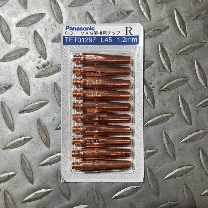 Panasonic パナソニック CO2・MAG溶接用チップ L45 1.2mm TET01297 R 100個入り【草加店】