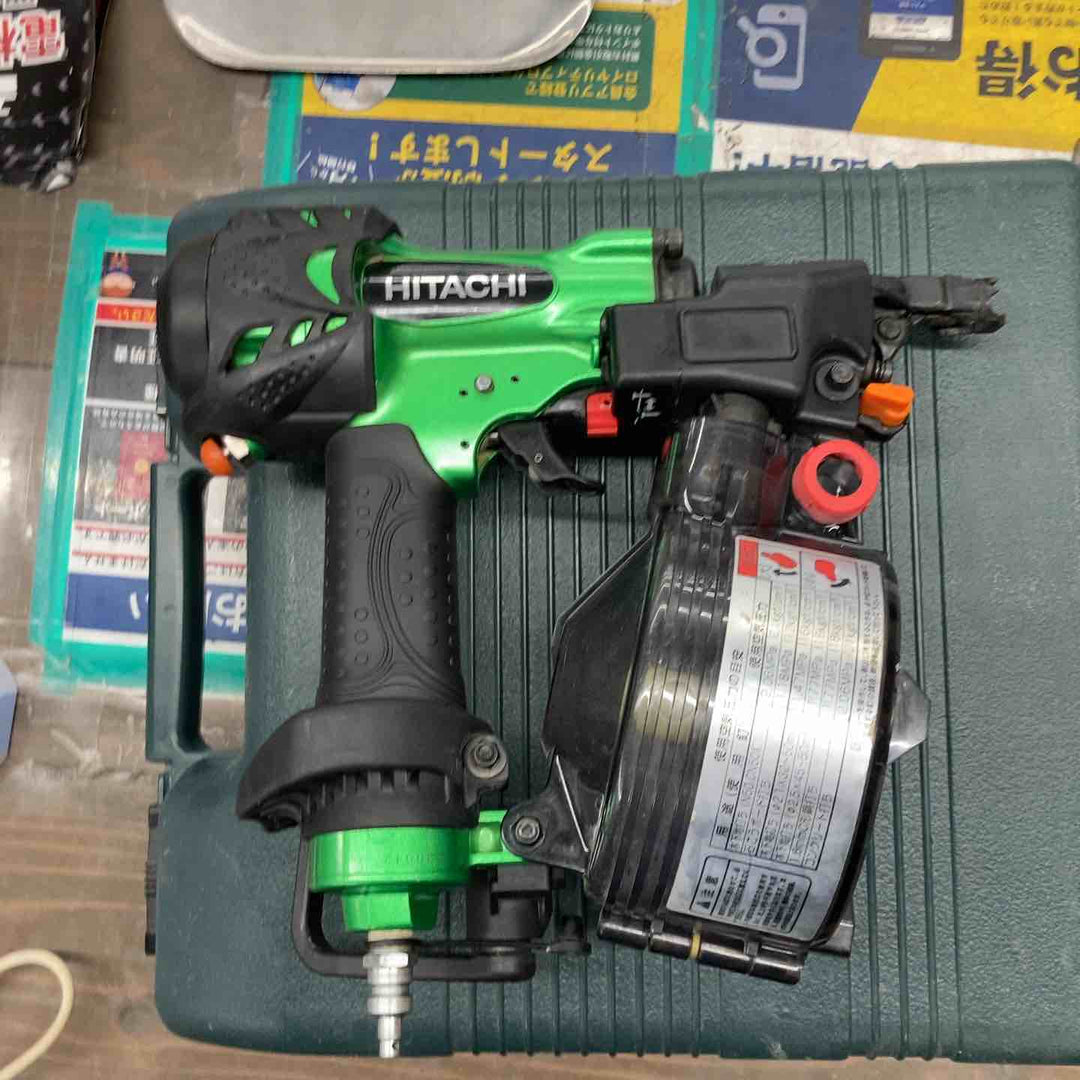 ★ハイコーキ(HIKOKI ※旧:日立工機) 高圧エア釘打ち機 NV50HMC(L)メタリックグリーン【戸田店】