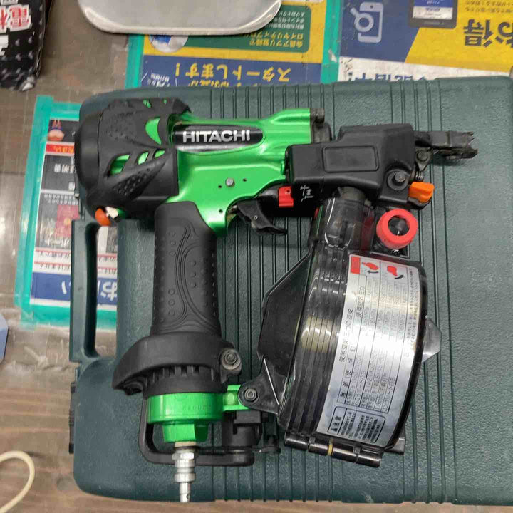 ★ハイコーキ(HIKOKI ※旧:日立工機) 高圧エア釘打ち機 NV50HMC(L)メタリックグリーン【戸田店】